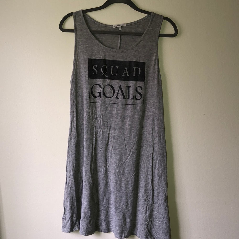 NWOT squad goals grey dress 👗